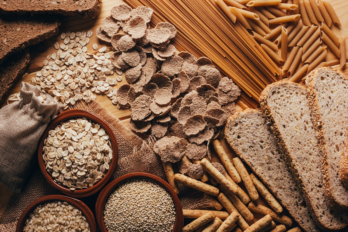 Farine de blé tendre (pâtes, riz, graines, céréales et pains)