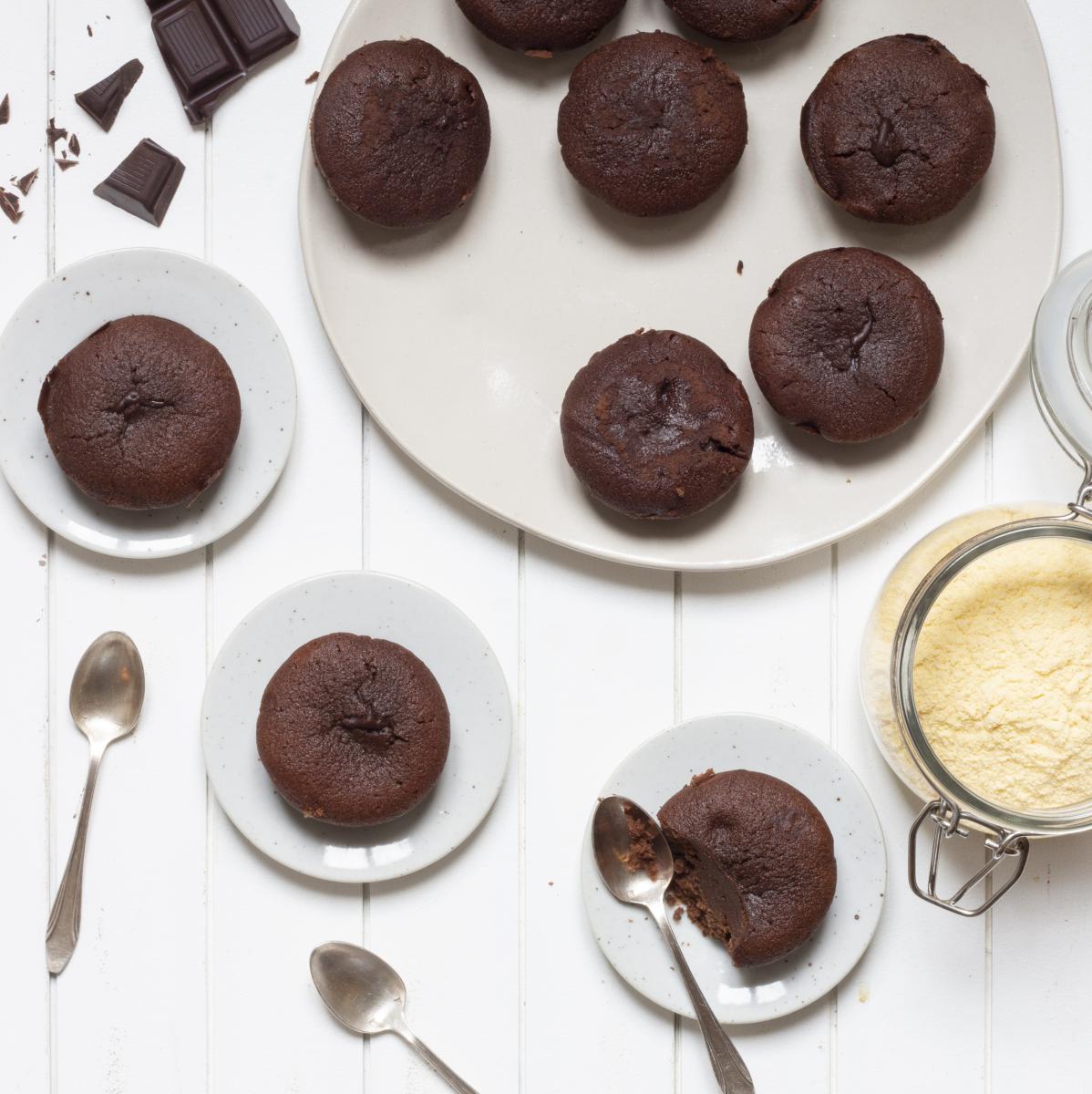 Mini fondants au chocolat