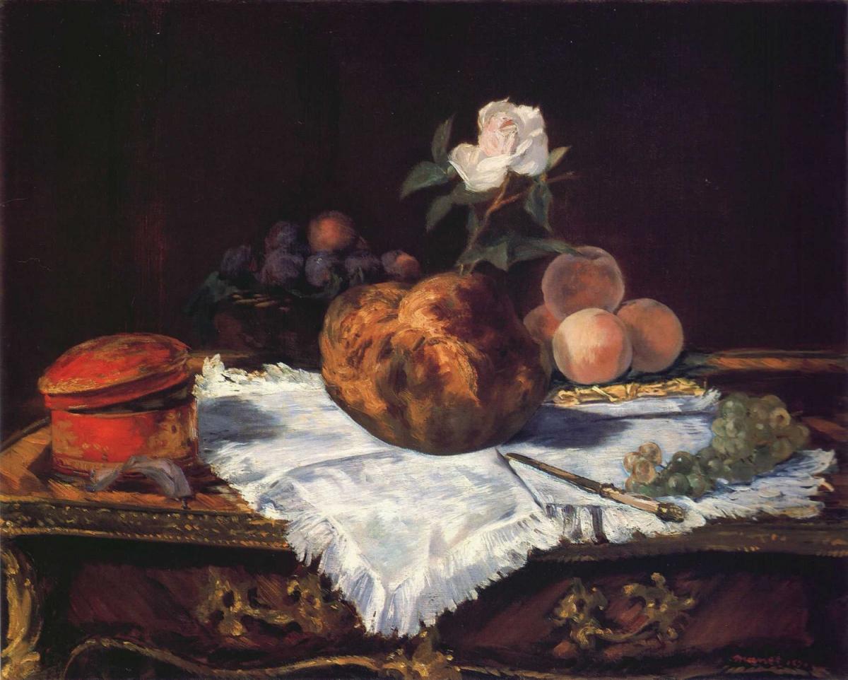Brioche de rÃ©gions : peinture Edouard Manet
