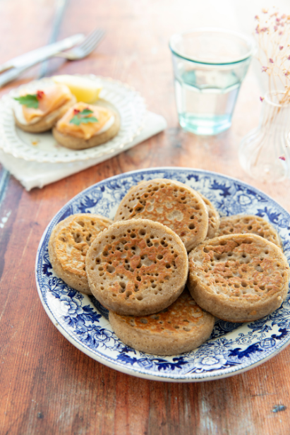 Recette des crumpets au sarrasin