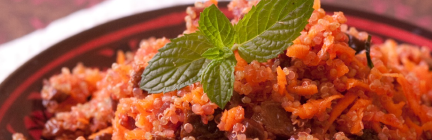 Taboulé de quinoa aux carottes et betterave