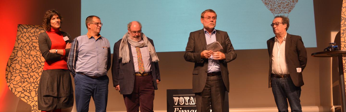 Virginie Charreau, ingénieur et diététicienne nutritionniste; François Bellan, boulanger et directeur techique Festival des pains; Marc de Ferrière Le Vayer, professeur d'histoire à l'université de Tours et Président de l'IEHCA; Paul-Henri Doublier, agriculteur délégué Passion Céréales en région Centre; Philippe Du Janerand, comédien.