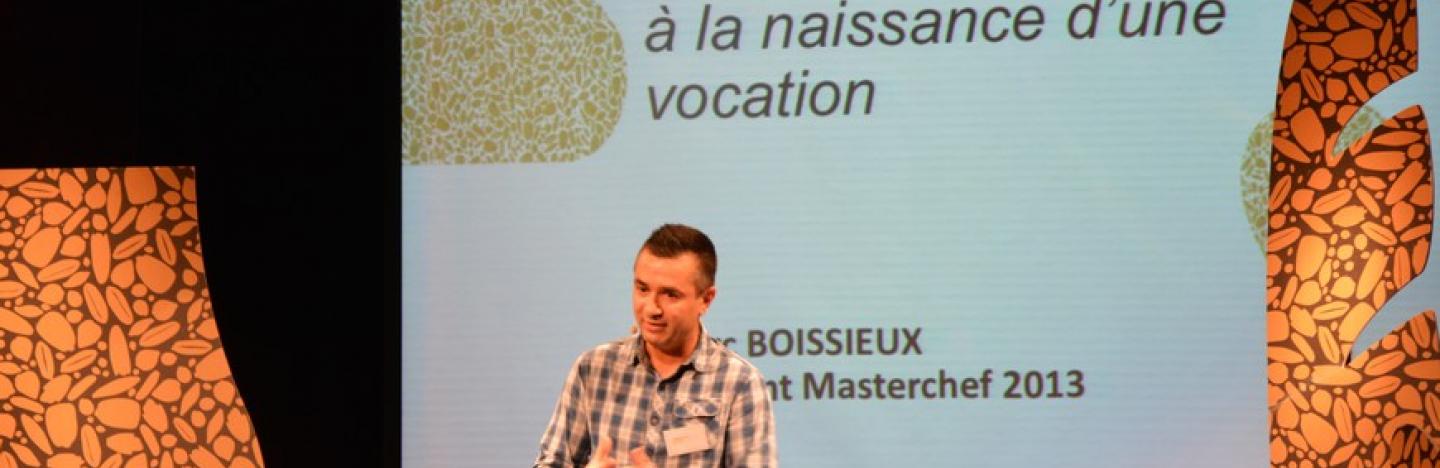 Marc Boissieux, gagnant de MasterChef 2013, évoque son imaginaire des céréales
