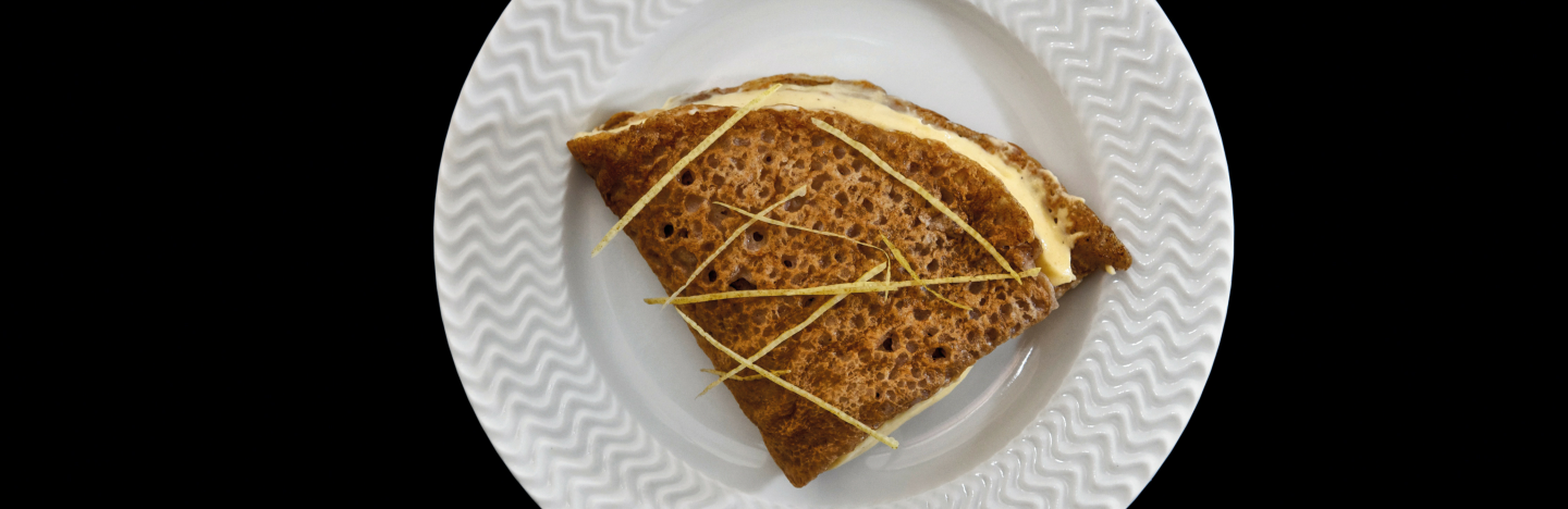 Galette de sarrasin et crème citron