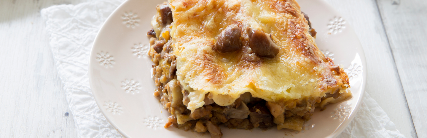 Lasagne aux marrons et potiron