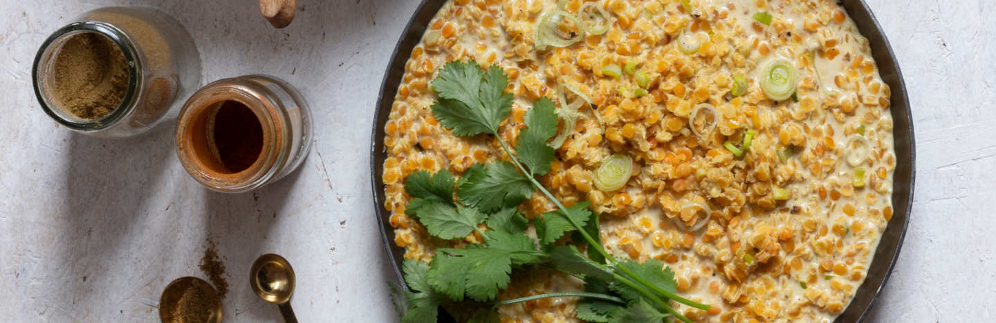 Riz et lentilles corail façon Dahl 