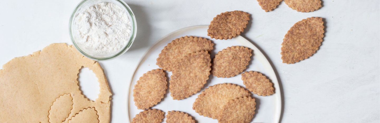 Sablés à la farine de petit épeautre et à la poudre d’amande