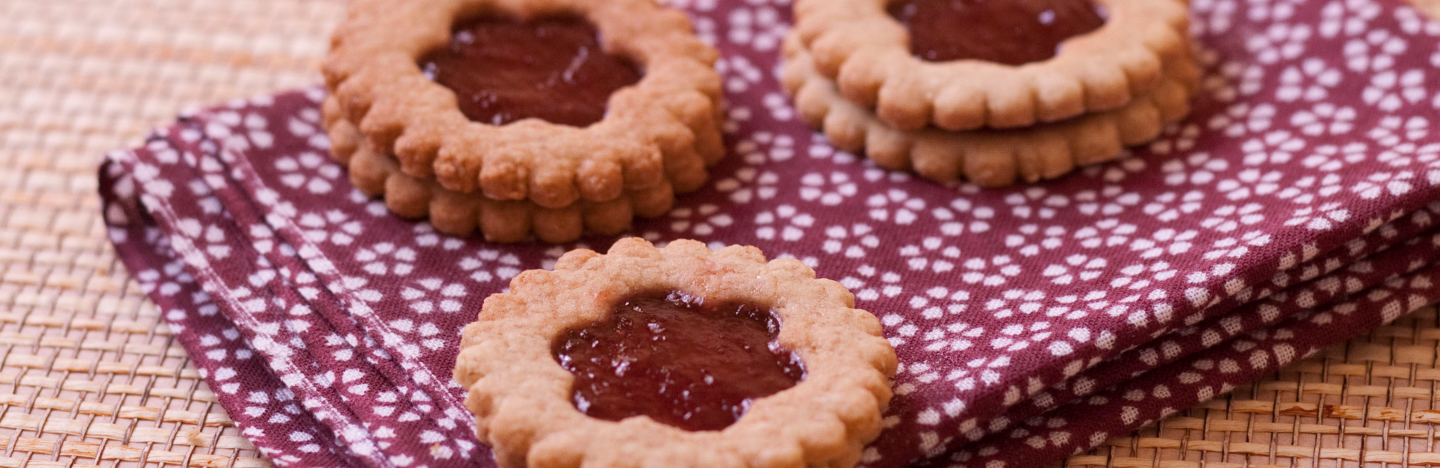 Recette sablés fourrés à la fraise