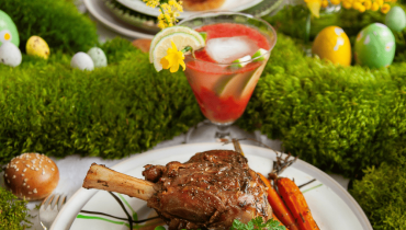 Confit d'agneau et polenta crémeuse