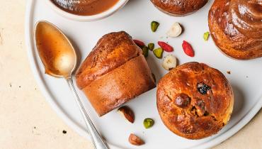 Muffins à la farine de quinoa et aux baies de goji