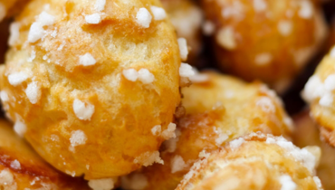 Chouquettes au sucre perlé