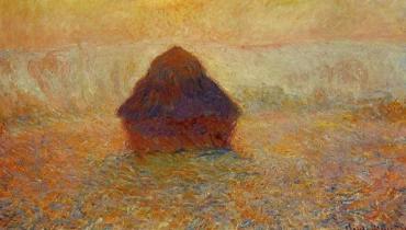 Meule, soleil dans la brume - Claude Monet (1890-1891)