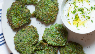 Galettes de brocolis au blé complet