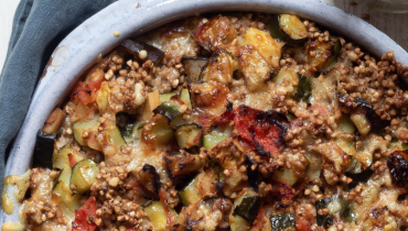 Gratin de kasha aux légumes