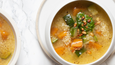 Soupe de légumes au quinoa