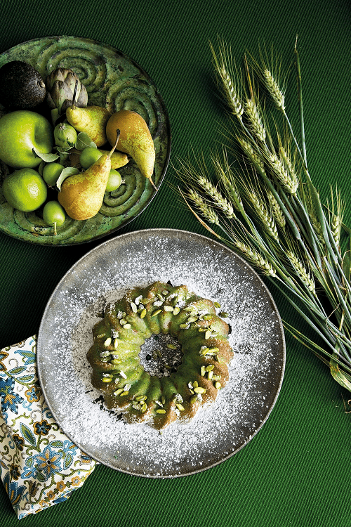 Recette de gâteau à la pistache et aux fruits